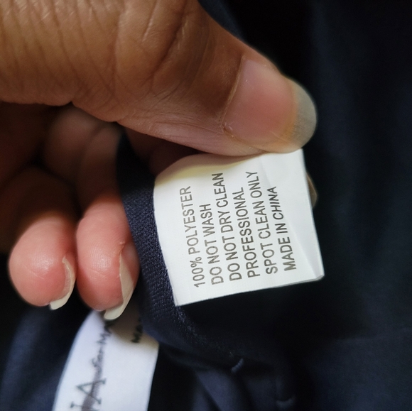 Black Mac Duggal Ieena Sleeveless v neck jersey gown size 2 - Picture 10 of 13